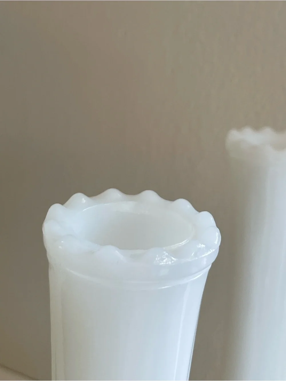 Milk Glass Bud Vase Set - Picture 5 of 12